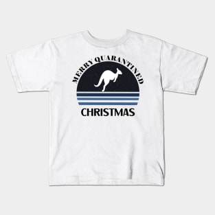 Australian Christmas Quarantine Kangaroo Kids T-Shirt